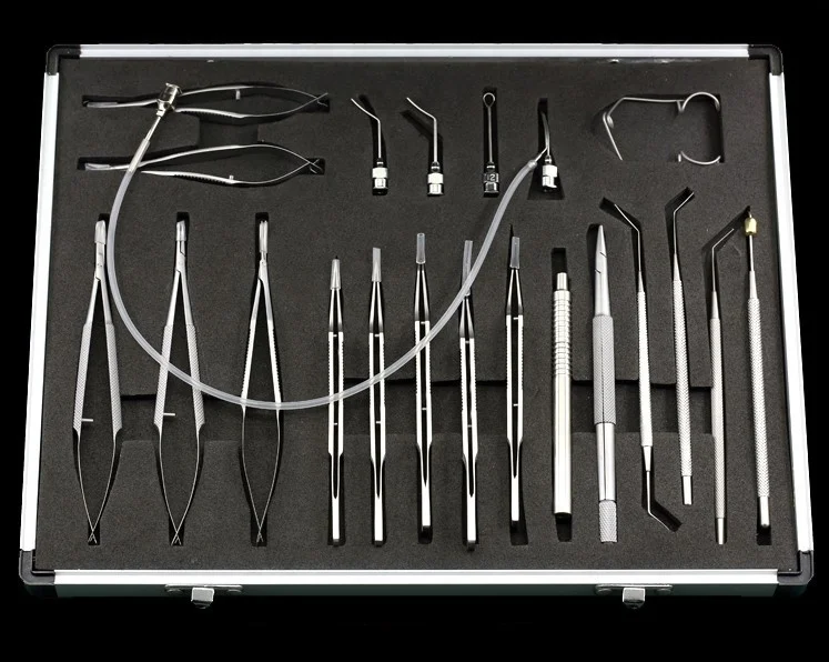 Ophthalmic Cataract Surgical Instrument Set Cataract Eye Surgery Kit Instruments Set