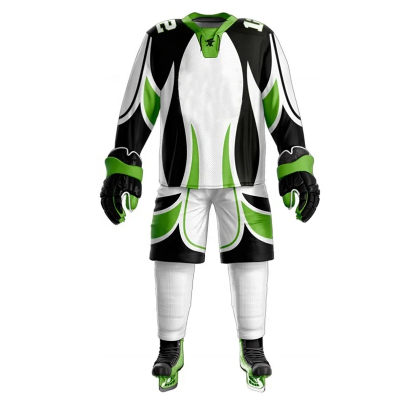 2024 Wholesale Best Quality New Style Sublimated Ice Hockey Uniform Fully Customized Ice Hockey Uniform Set
