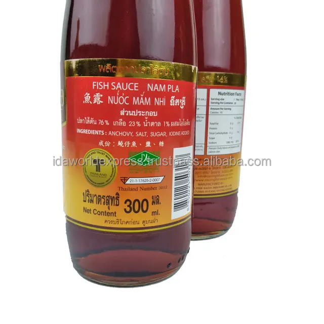 
Fish Sauce Bottle Natural Fermentation Fish Sauce From Thailand 