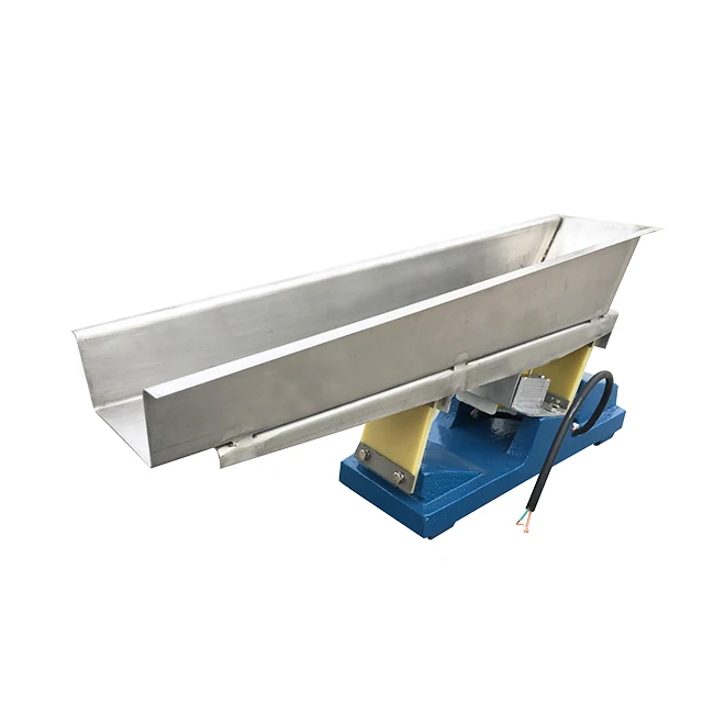 304 stainless steel tray small packaging vibrating feeder linear vibrator with sensor controller
