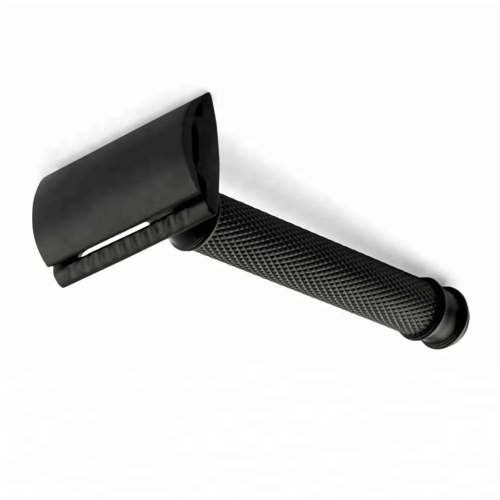 High Quality Men Shaving Razor Professional Safety Razor For Men Factory Price Reusable Eco Friendly Black Color Shaving Razor