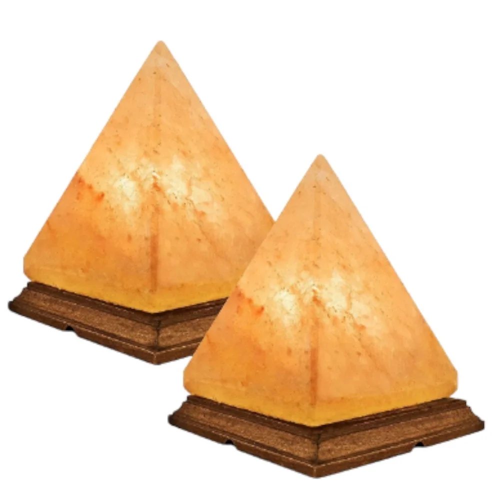Discover Tranquility in Every Corner with Himalayan White Salt Pyramid Lamp from Sian Enterprises