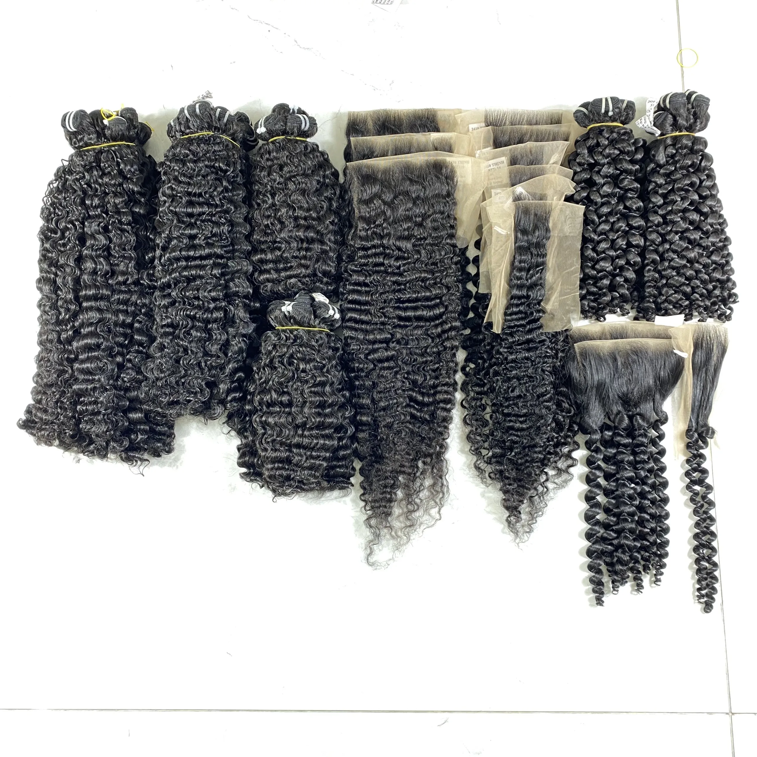 Burmese curly Raw Virgin hair Vietnamese Hair Best selling Products Cuticle Aligned Hair Wholesale prices