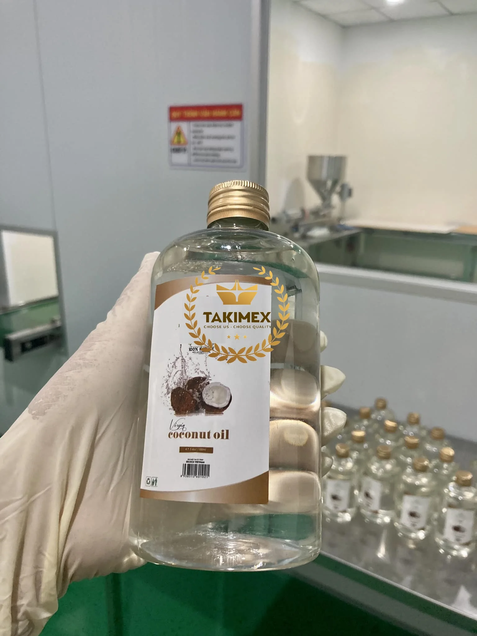 100% натуральная Органическая бутылка-распылитель кокосового масла