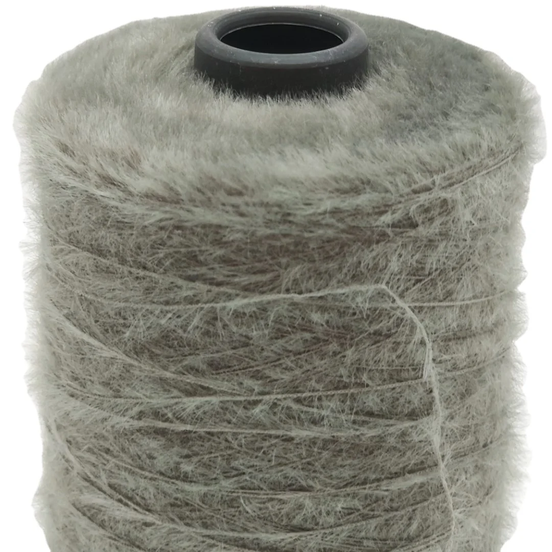 Hot sale fancy polyester yarn feather yarn for knitting weaving gloves sweaters socks