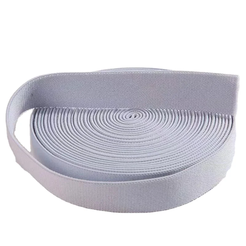 Manufacturer well made abrasion resistant high tenacity nylon webbing strap accept customized twill clothes belts elastic band