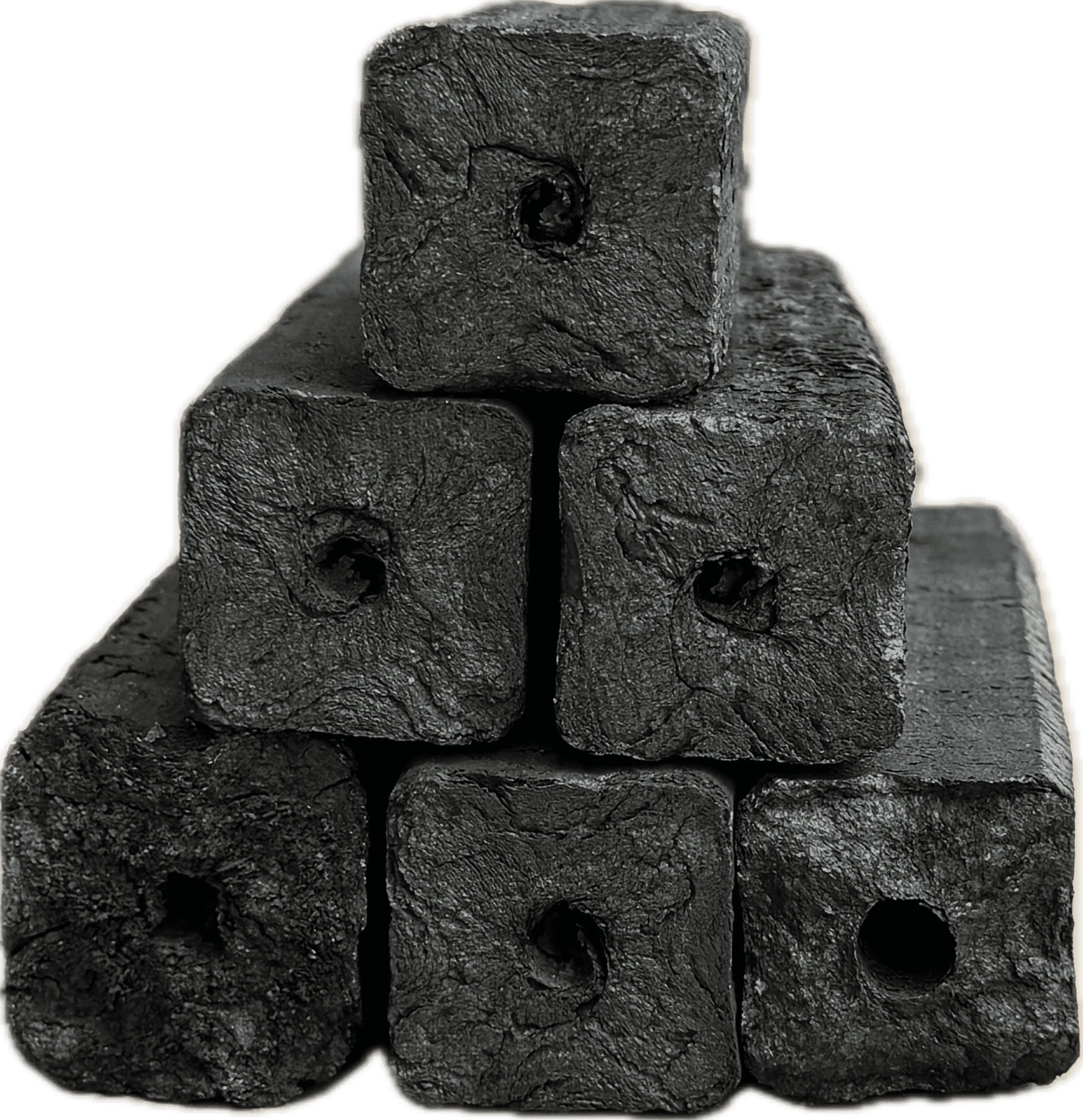 Брикеты на сжатом угле для грилей барбекю | Без запаха с низким содержанием золы Идеально подходит домашнего и коммерческого использования