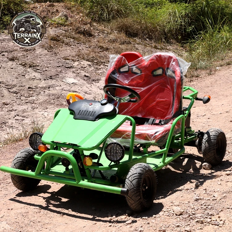 Factory Direct 110cc Off Road Go Kart for Kids Two Seater Gas Buggy High Quality Guaranteed