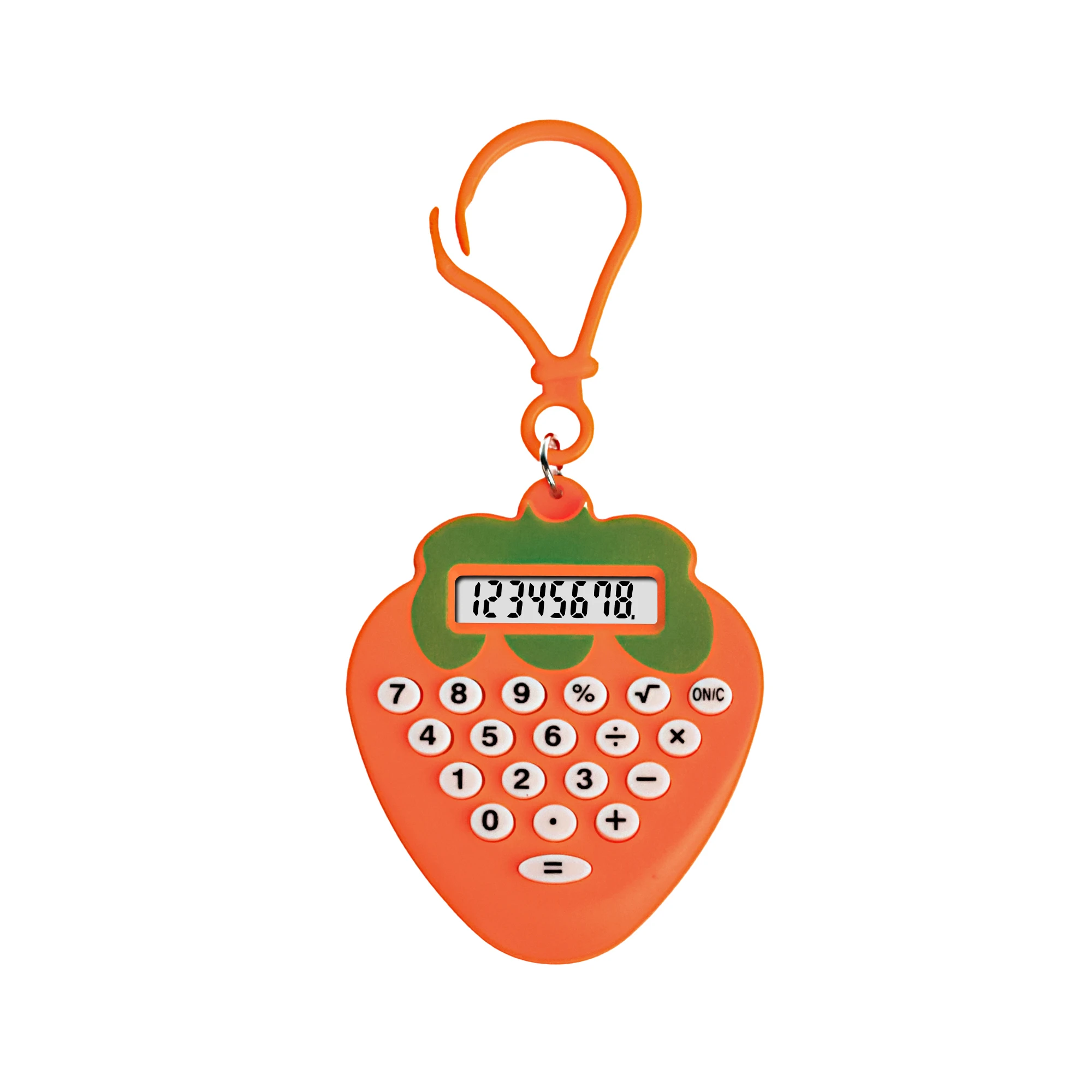 Симпатичный электронный калькулятор конфетных цветов 8 бит маленький базовый бесшумный портативный брелок цифровой