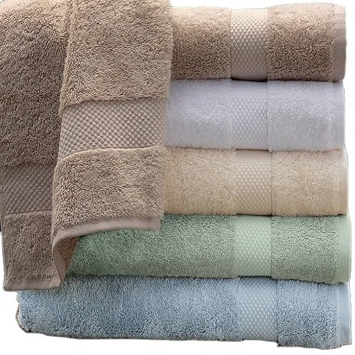Popular Eco-Friendly Latest Design High Quality Organic Material Bamboo Towels