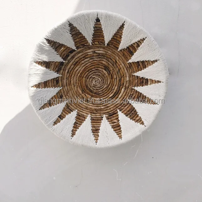 Seagrass Basket For Wall Decor Tapestry Wall OEM acceptable Handcrafted Seagrass Wall hanging