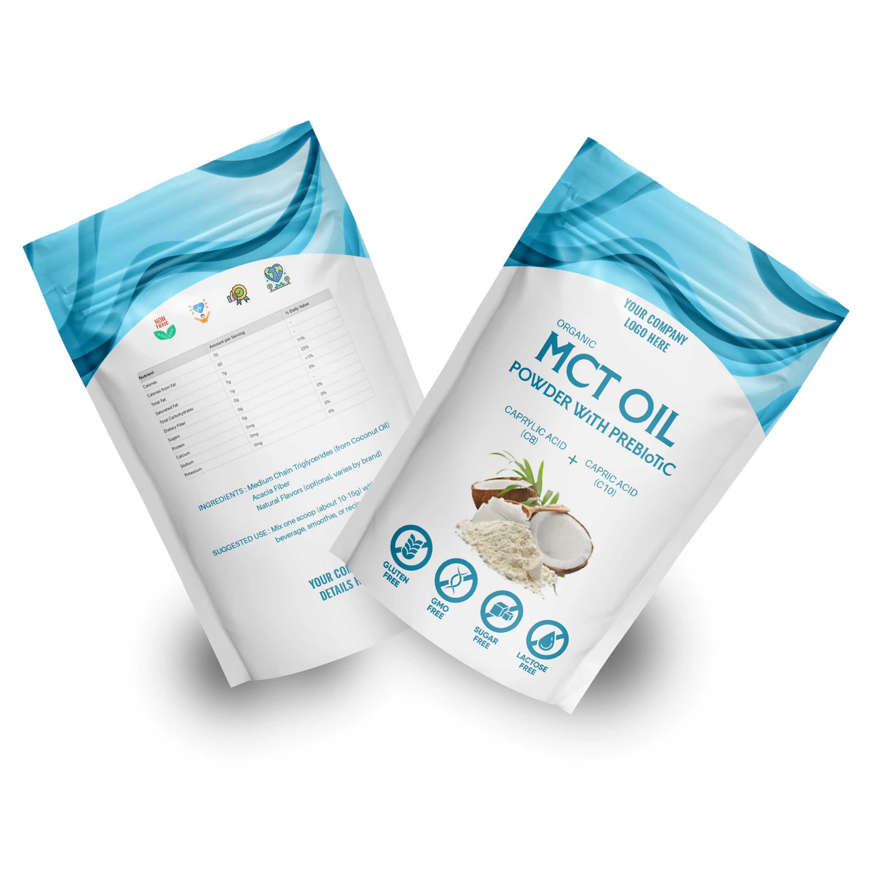 Top Quality 2024 seller and manufactures vegan MCT powder Bulk Pure 70% organic Coconut MCT Oil Powder for bulk buyers