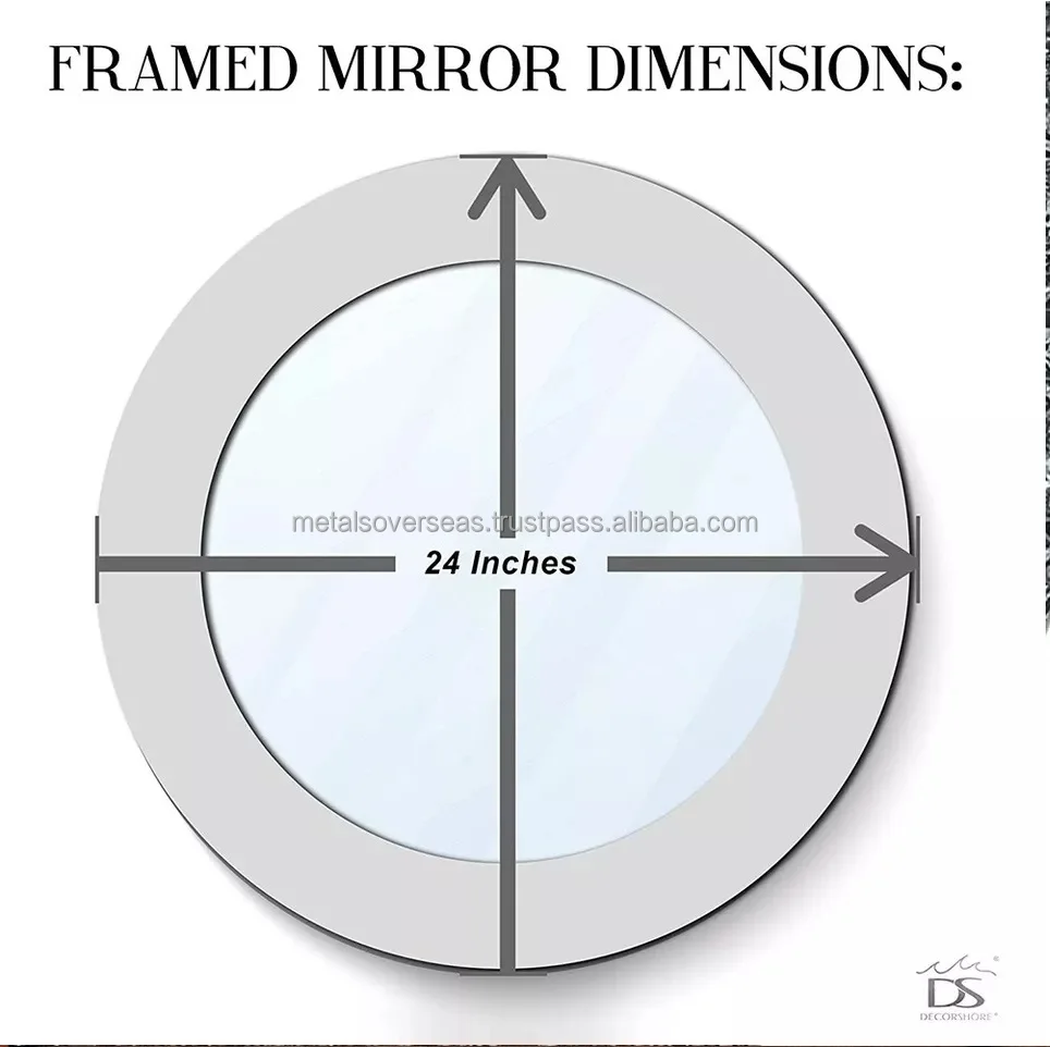 Turquoise Traditional Mosaic Mirror Wall Decorative Popular Beautiful Decor Made by Metal Overseas