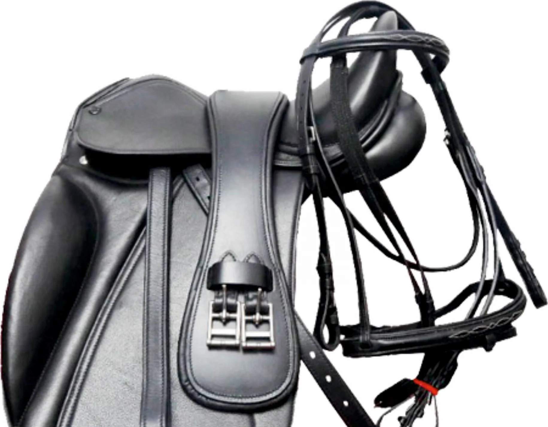 Dressage saddle on plastic bolt tree saddle saddle tree made of very strong material  horse equipment