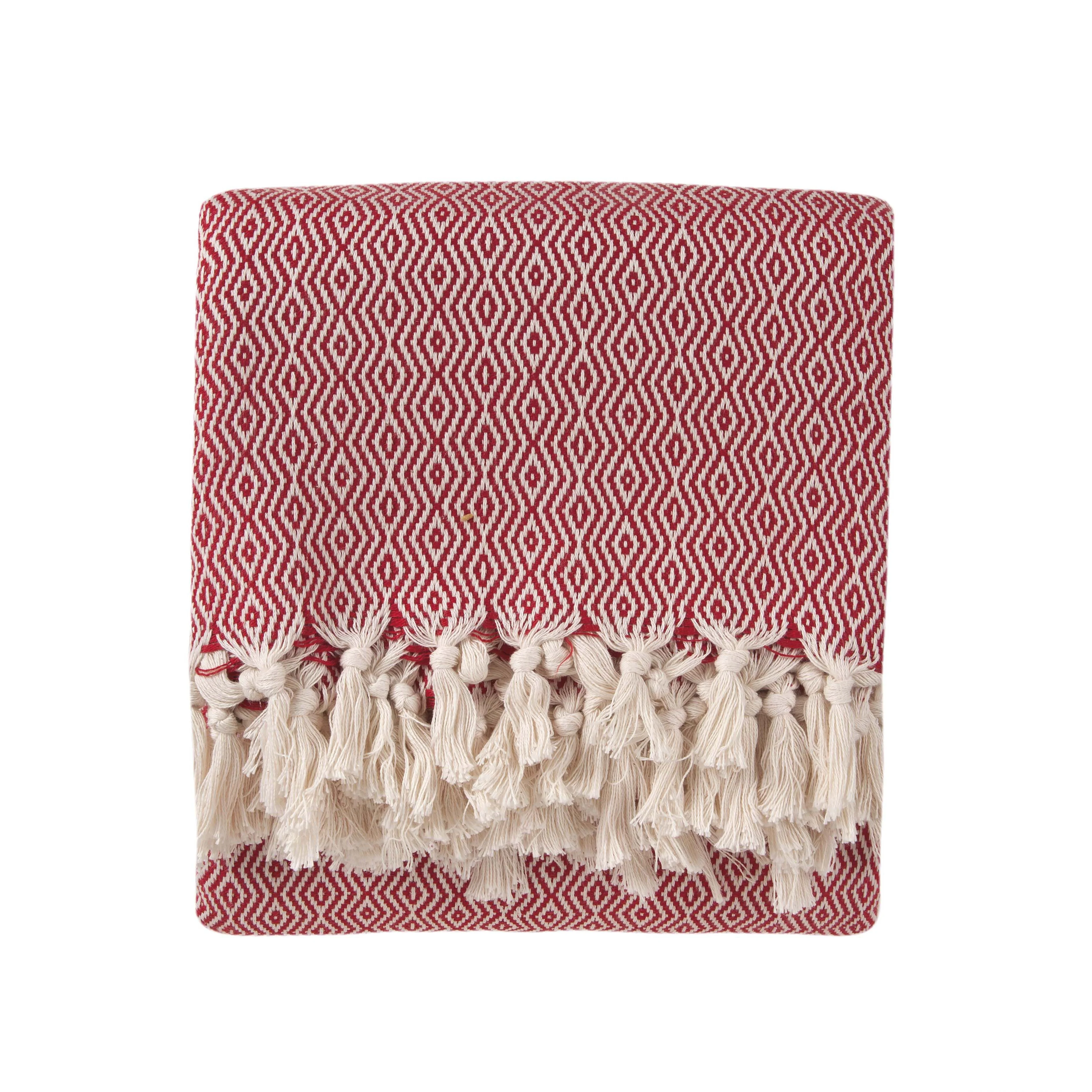 Diamond Blanket & Throw Turkish Cotton Towel Blanket Manolia Picnic Wholesale 100% Cotton 140*230 1100 GR