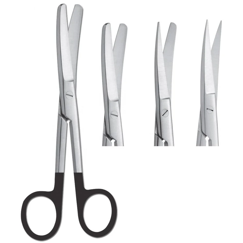 Новейшие стандартные ножницы для хирургических повязок с цветным кольцом, ножницы для хирургических повязок, стальные медицинские хирургические инструменты PK