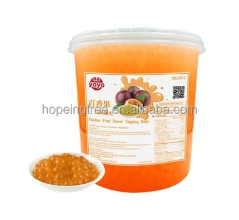 Фрукт страсти поппинг boba из Тайваня 3 2 кг пузырьковый чай желтый