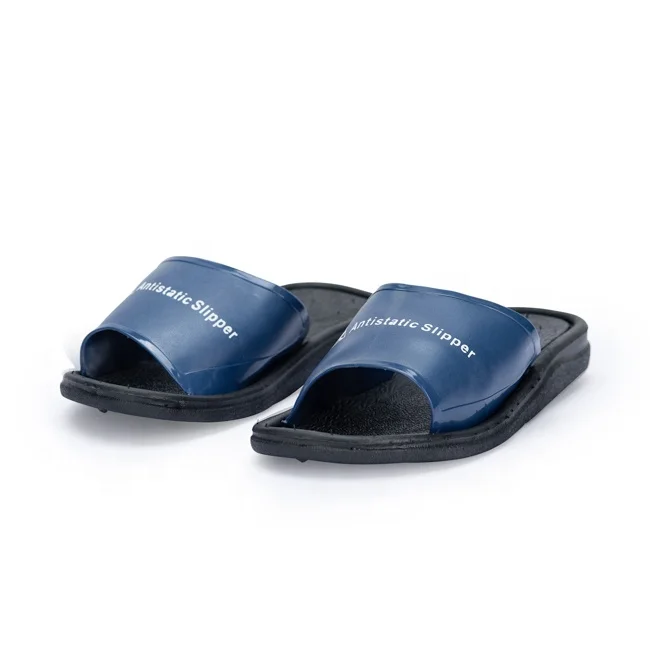 High quality Esd Cleanroom Slipper Antistatic Esd Slippers Blue Pvc safety shoes esd slipper