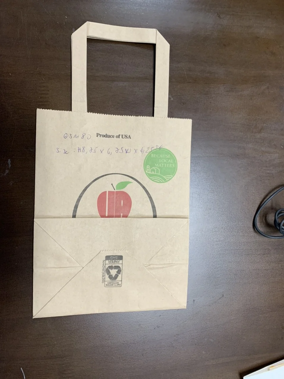 Top Quality Kraft Paper Bag Food Packing Paper Bag Gift Bag