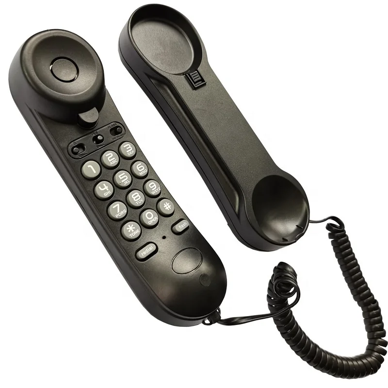 Hotel Trim line Phone Portable Slim Handset Wall Corded  Telephone Set