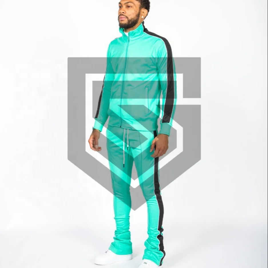 High quality men stacked suit pent/jogger pants trending designs winter stacked pants trousers 2021 design