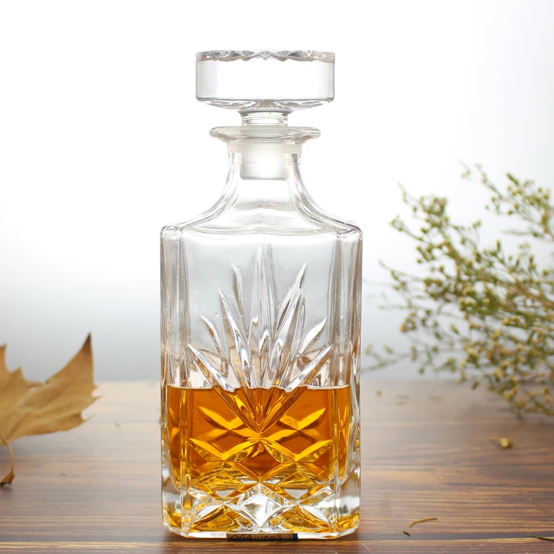 bulk glass decanter wholesale decanter cristal whiskey decanter and glass set 5 piece