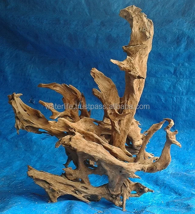 Top Quality Aquarium Accessories Malaysia Driftwood Natural Mangrove Wood For House Bonsai And Office Aquarium Decoration Long
