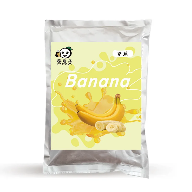 Taiwan Instant Banana Flavored Milk Tea Mix Powder