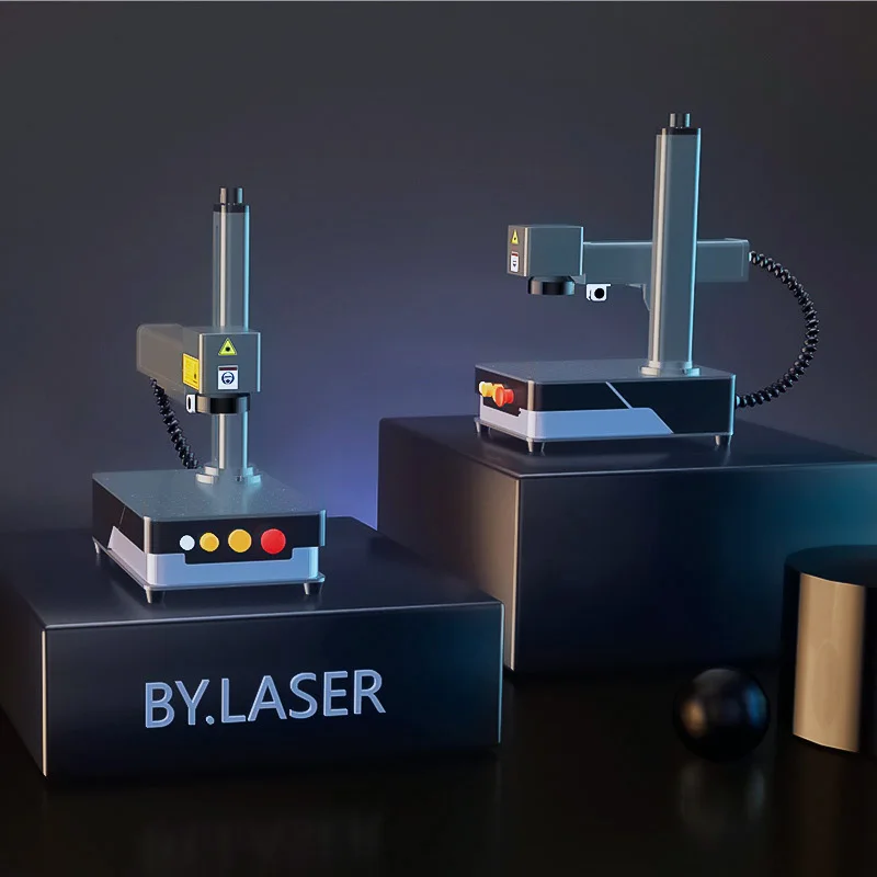 Factory Direct Price 20W 30W Efficient Mini Fiber Optic Metal Engraving Machine Credit Card Laser Engraving Machine