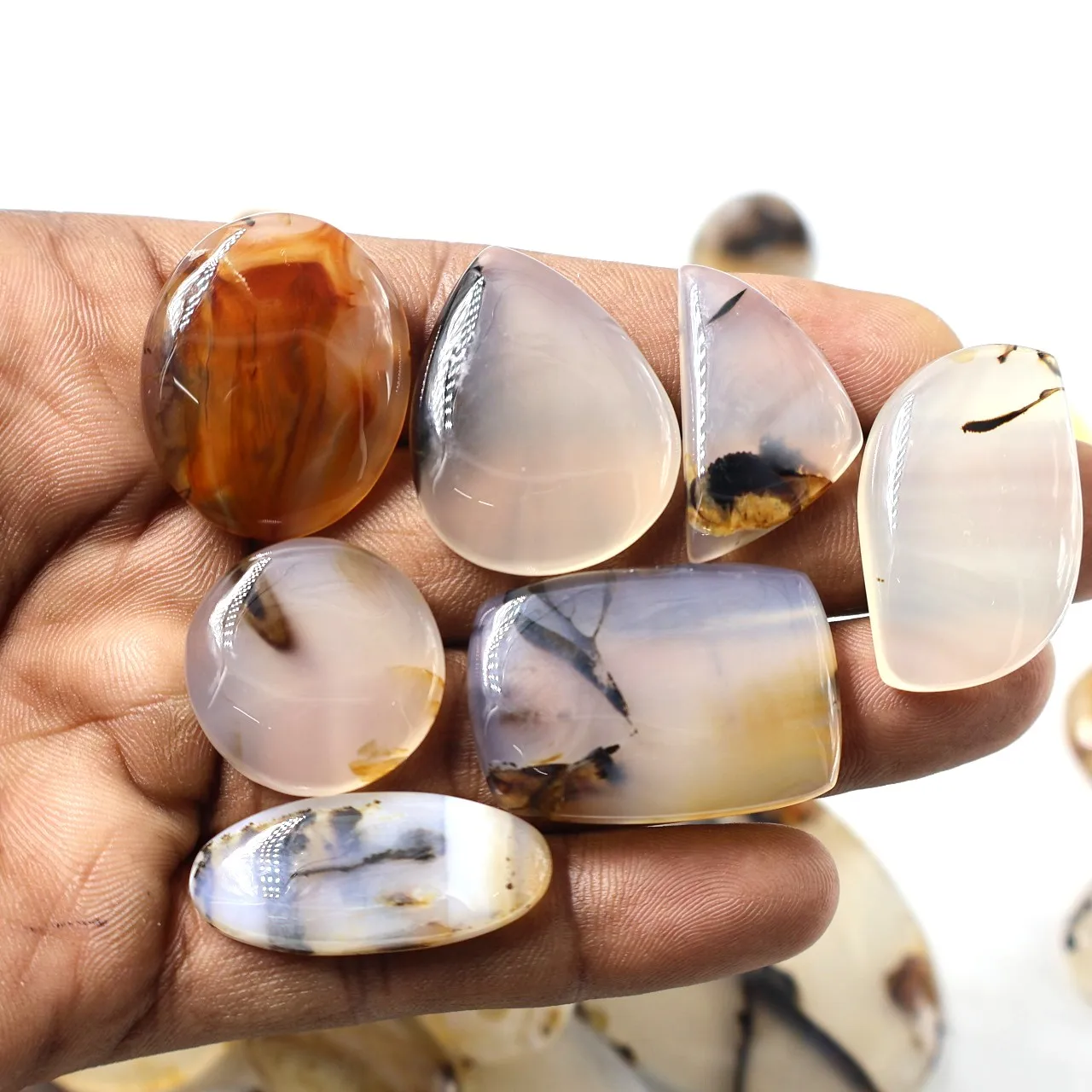 hot sale Montana Agate Gemstone Cabochon Loose Gemstones Online Wholesale Dealers in Jaipur Buy Gemstone Now! factory price