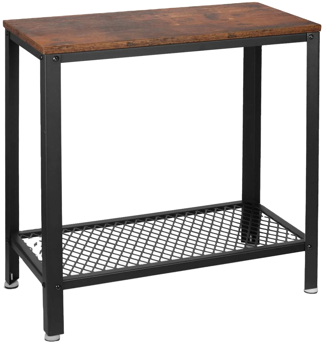 Hot selling End Side Table 2 Tier Nightstand with Storage Shelf Coffee Table Furniture for Living Room Bedroom Kitchen