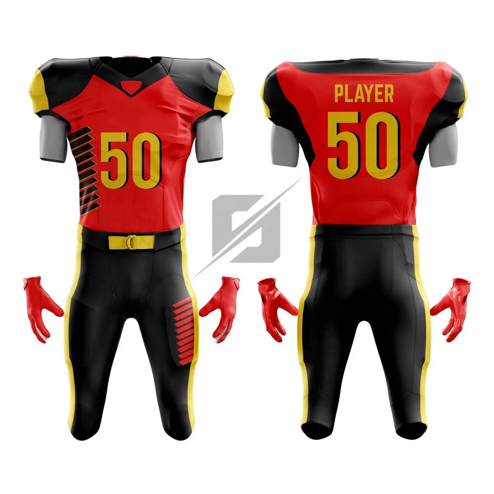 Индивидуальная Американская Футбольная форма/команда 100% полиэстер форма