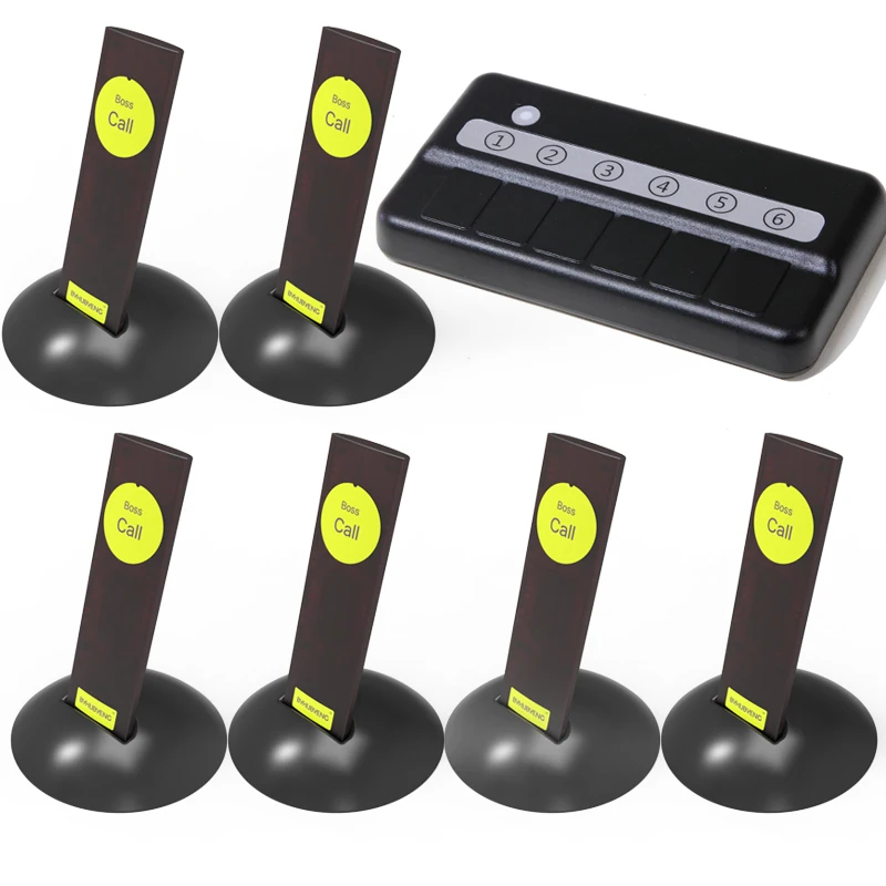 Call Bell Wireless System Buzzer. Cafe Pager Buzzer Waterproof Waiter Table Buzzers Office Calling Button