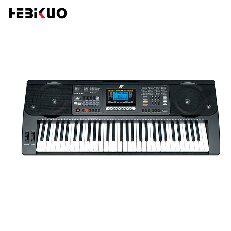 LCD Display Screen Electronic Portable Electrical 61 Keys Standard Keyboard Organ from Singapore Wholesale
