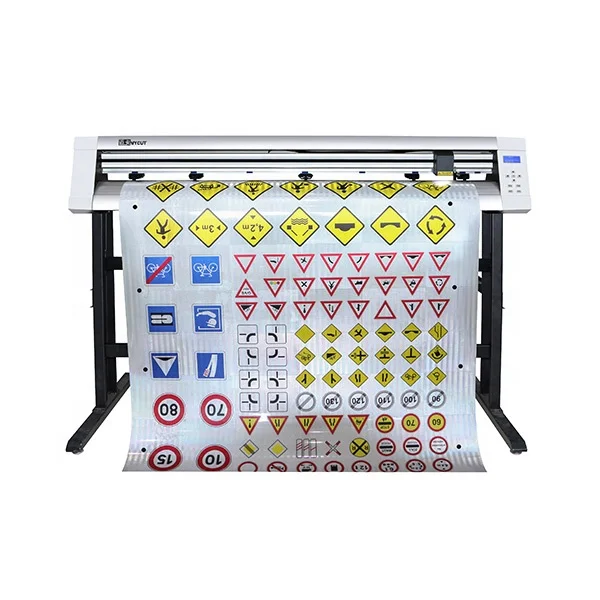 MYCUT MC1200 48-Inch Graph Plotter 4 Feet Vinyl Cutter with Signmaster Software 48-Inch Camera Scan Contour Cut Plotter