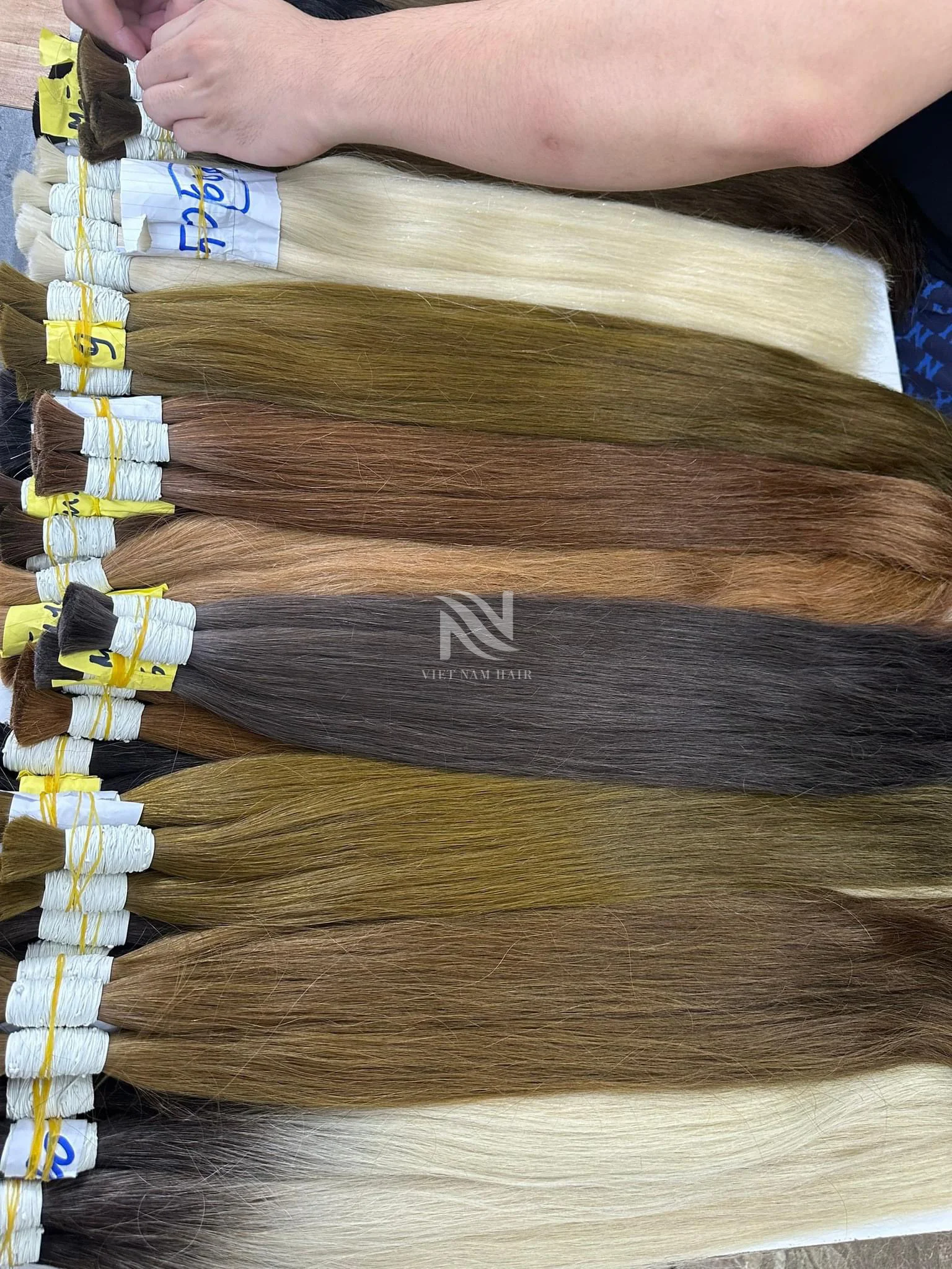 Bulk Wholesale Color Hair Super Durable Trending Hair Extensions Remy Premium Quality Real Human Hair
