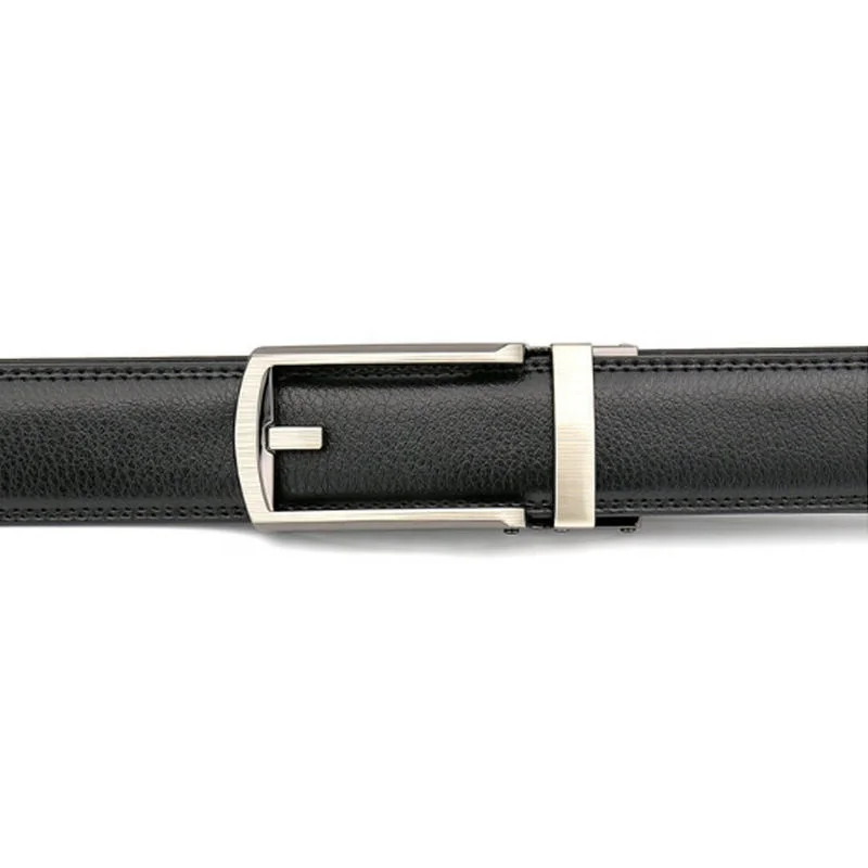 New arrival black leather belts  pin buckle Casual Belt gift set Embossed logo leather belts