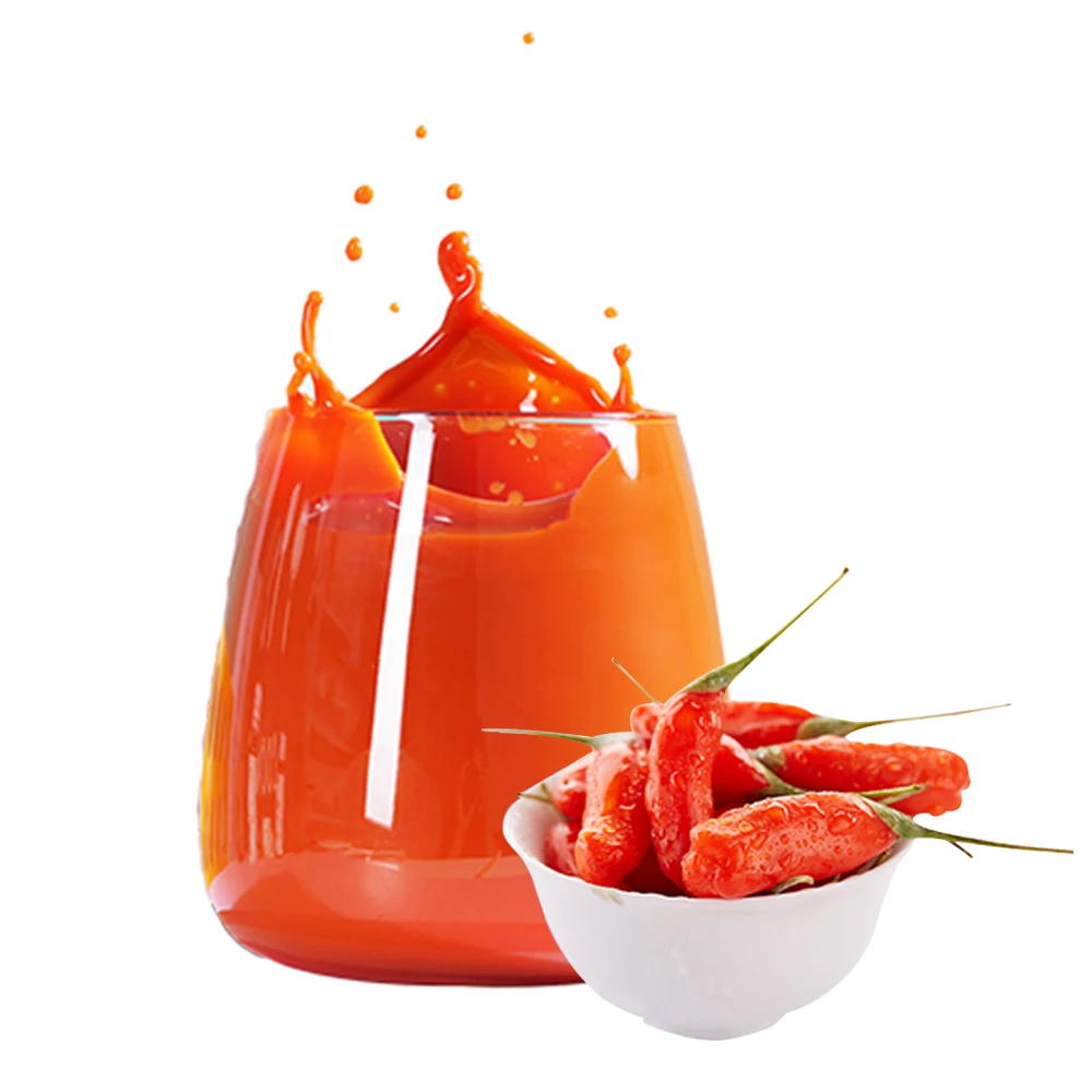 QIZITO High Quality Wolfberry Juice 100% Pure Goji Juice Puree Healthy Chinese NFC Goji Berry Juice