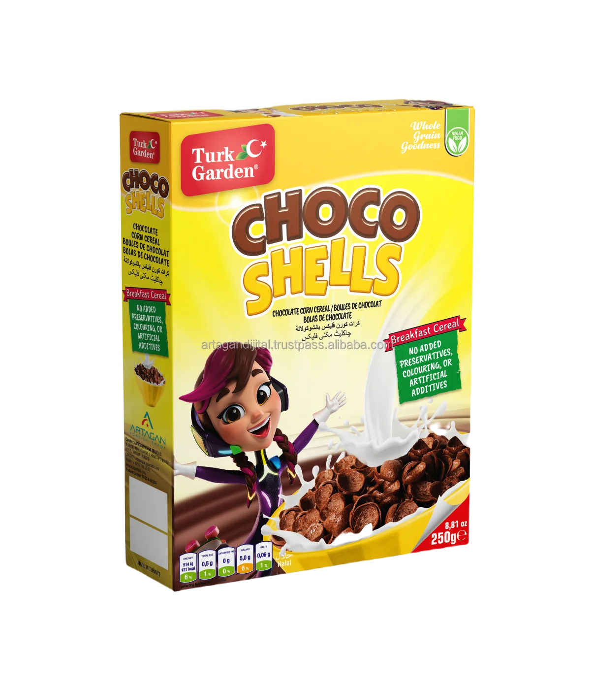 High Quality Breakfast Cereals Choco Shells