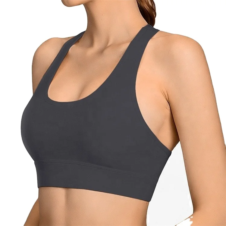 New Custom Size Seamless Front Top Zip Bra High Impact Workout Bra Padded Sport Fitness Running With Adjustable Straps Bra women