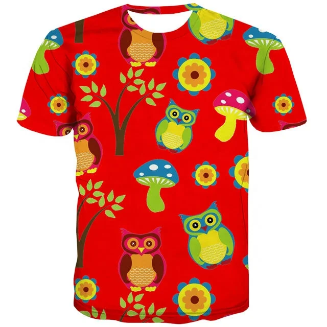 Breathable Oversize Tshirt T-Shirt Men Tree T-Shirts 3D Anime Clothes Christmas Gift Tshirts Casual Short Sleeve