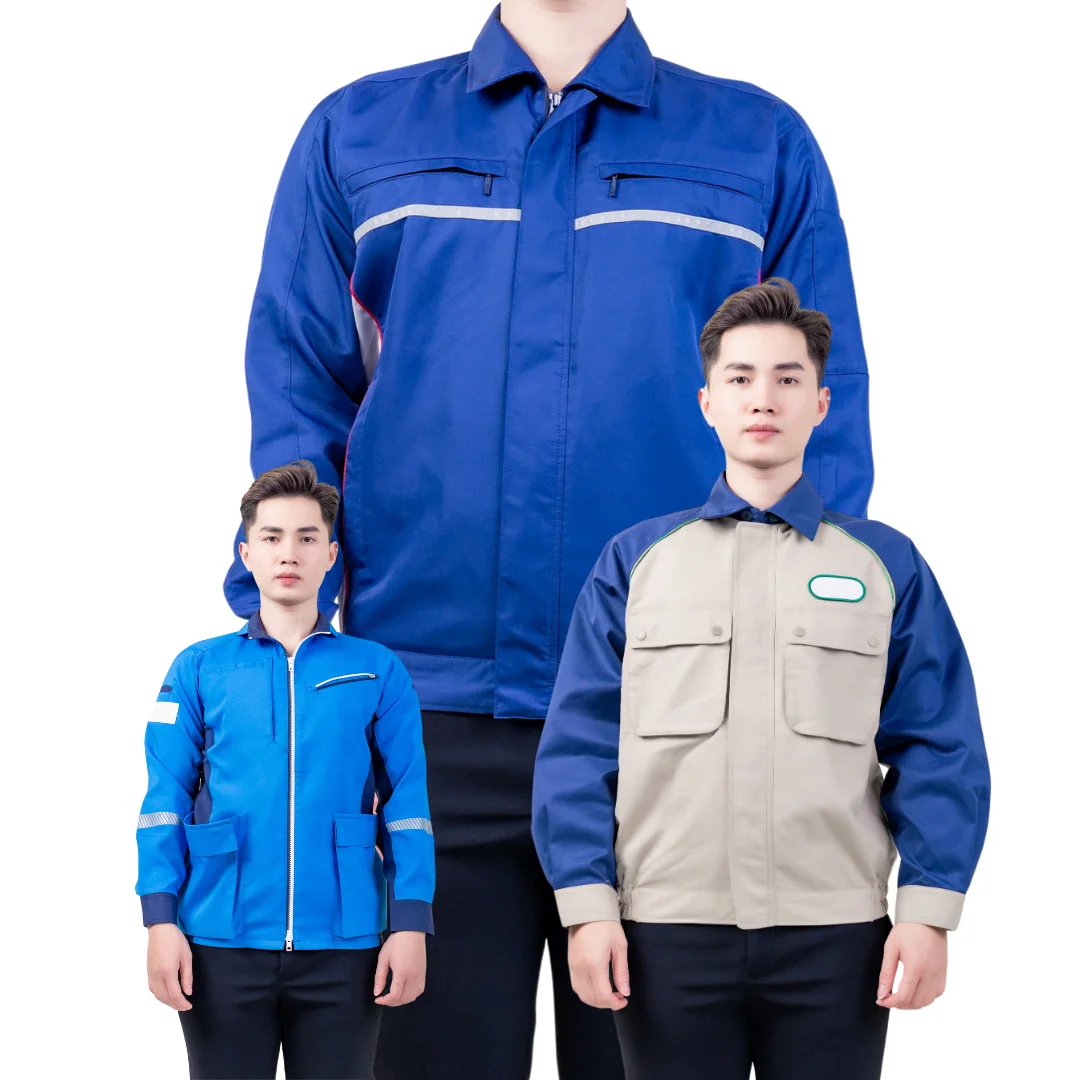 BEST SELLING uniform shirt workwear for men work clothing with customize design & logo - Saomai FMF VN manufacture - OEM/ODM