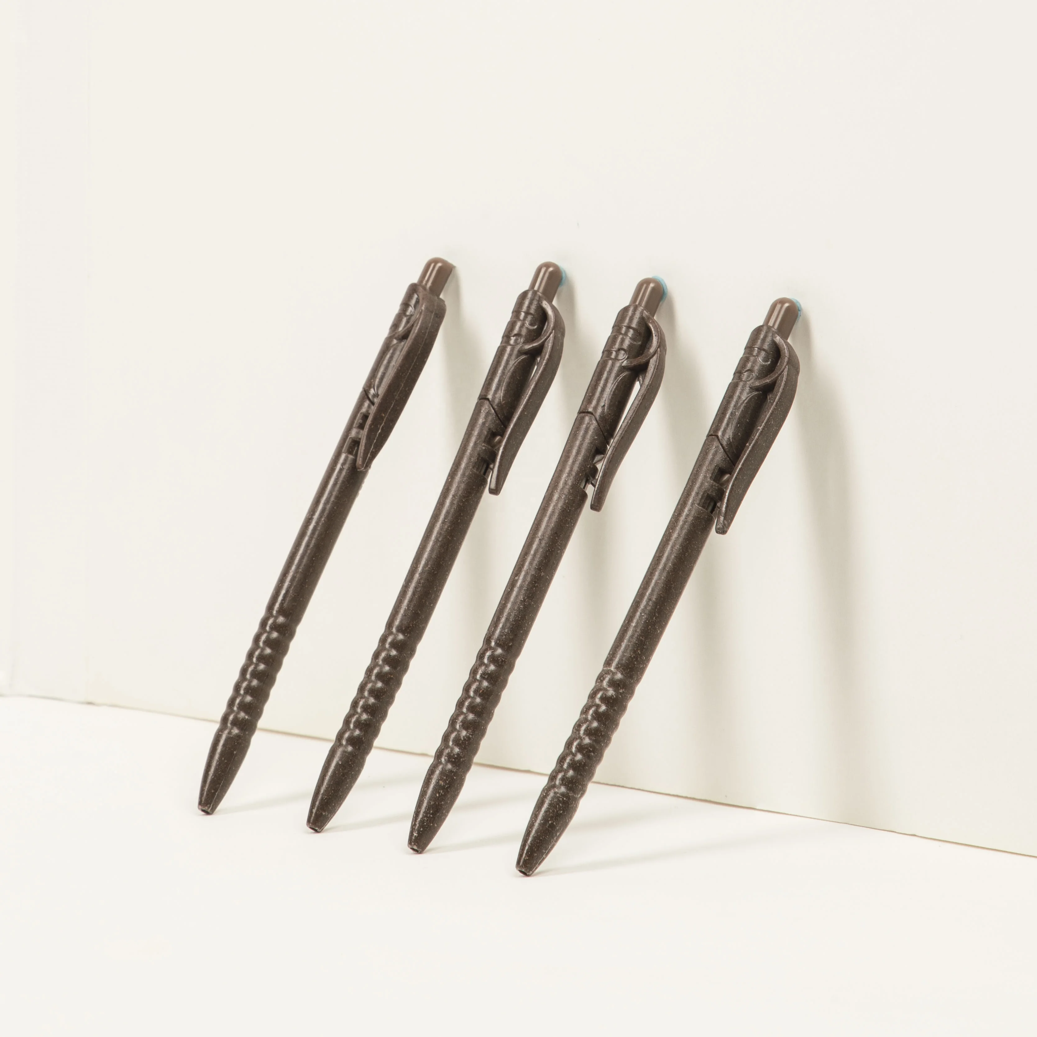 School Office Supplies Manufacturer Stationaries Durable Gel Pen, Coffee Bioplastic Modern Design Gel Pen, Wholesale Gel Pen