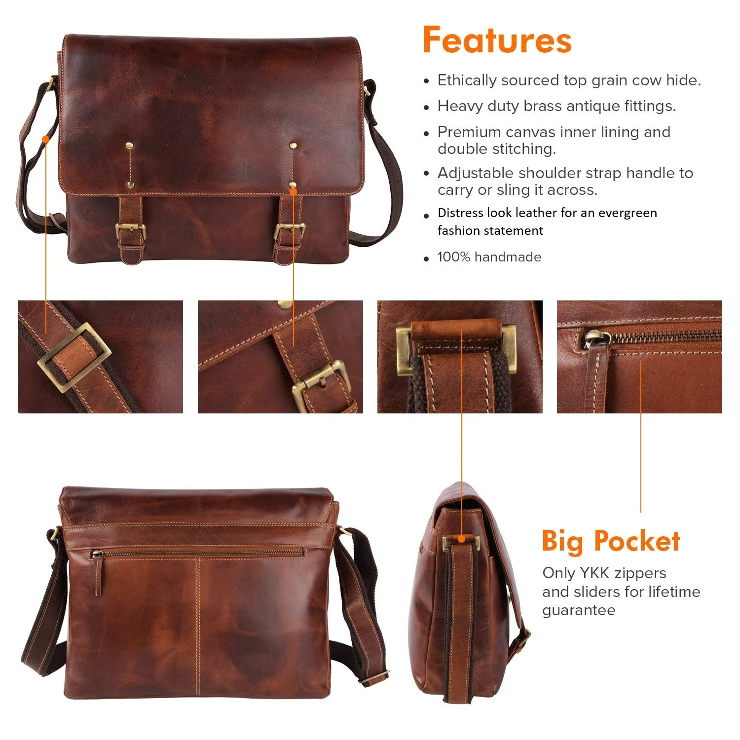 Leather Custom Engraved Leather Laptop Bag/ Unisex Laptop case Personalised with Your Name or Logo The Perfect Creative bag