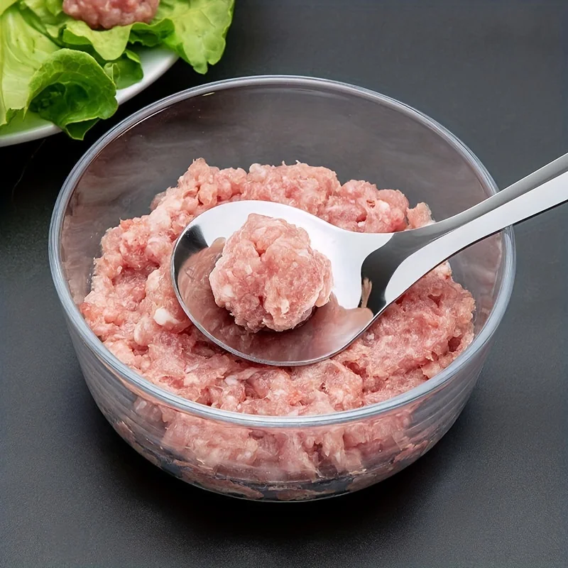 Household hand squeezed Rice-meat dumplings spoon, fish ball spoon, Rice-meat dumplings fish ball making tools