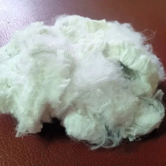 Top Quality 1.4D38SD Solid Dry Polyester Staple Fiber White A Grade Vikohasan Manufacturer and GRS standard fiber for spinning