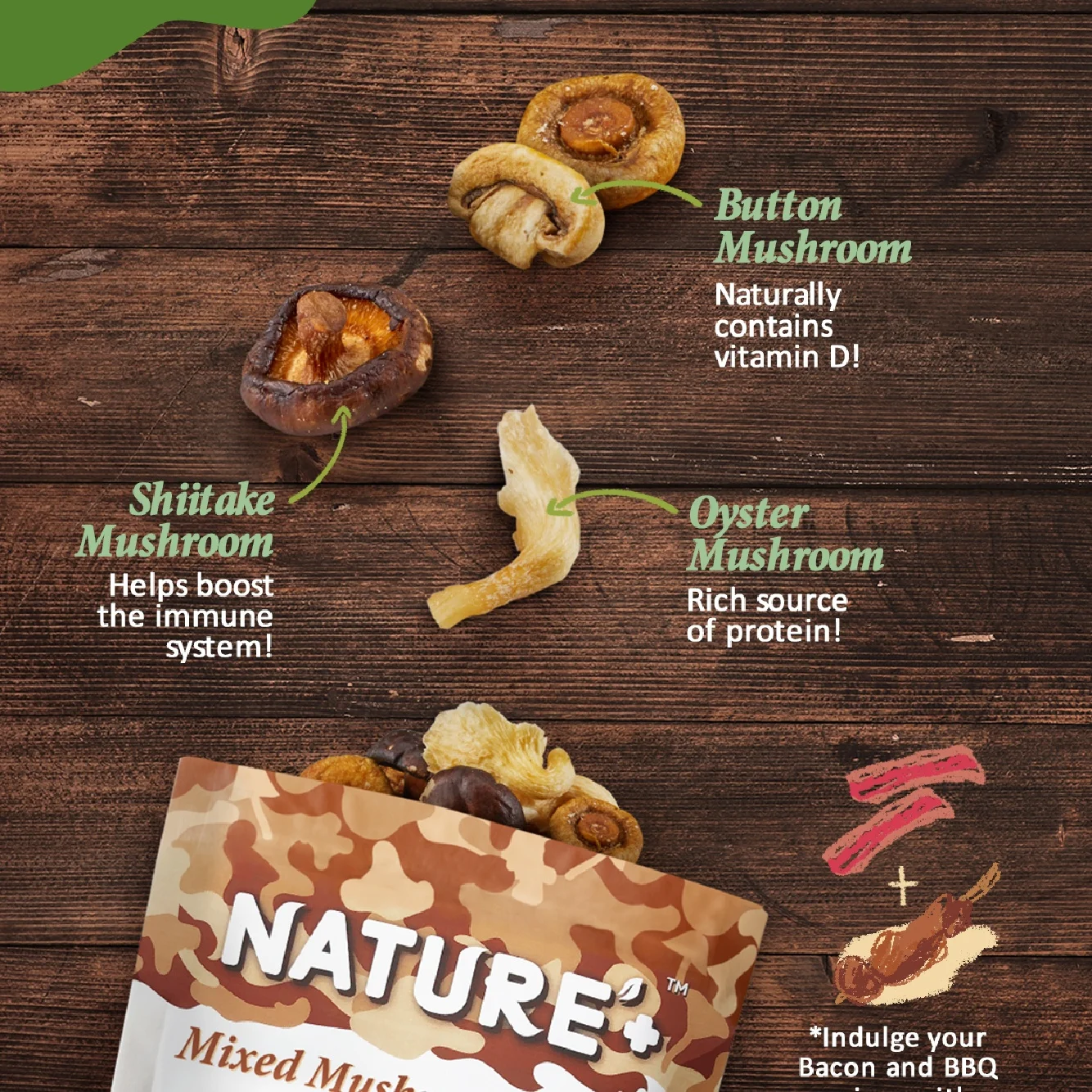 Вакуумные Жареные Чипсы Shiitake чипсы для барбекю без консервантов с низким содержанием жира Международный Экспорт качественные