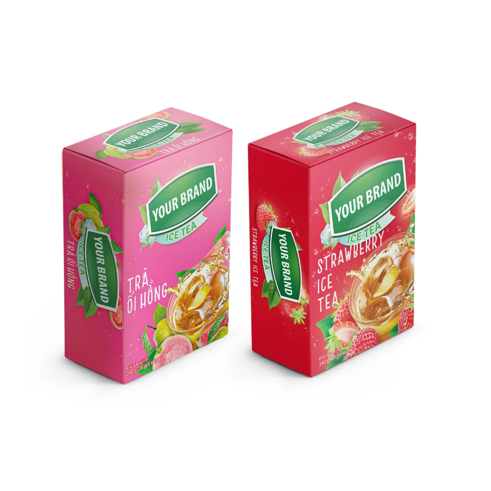 Услуги Private Label passy Fruit ледяной чай порошок смешанный энергетический 10 18 пакетиков в коробке розовый напиток Из Гуавы
