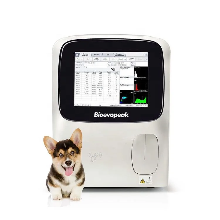 Bioevopeak 5 Part Veterinary Hematology Analyzer Auto