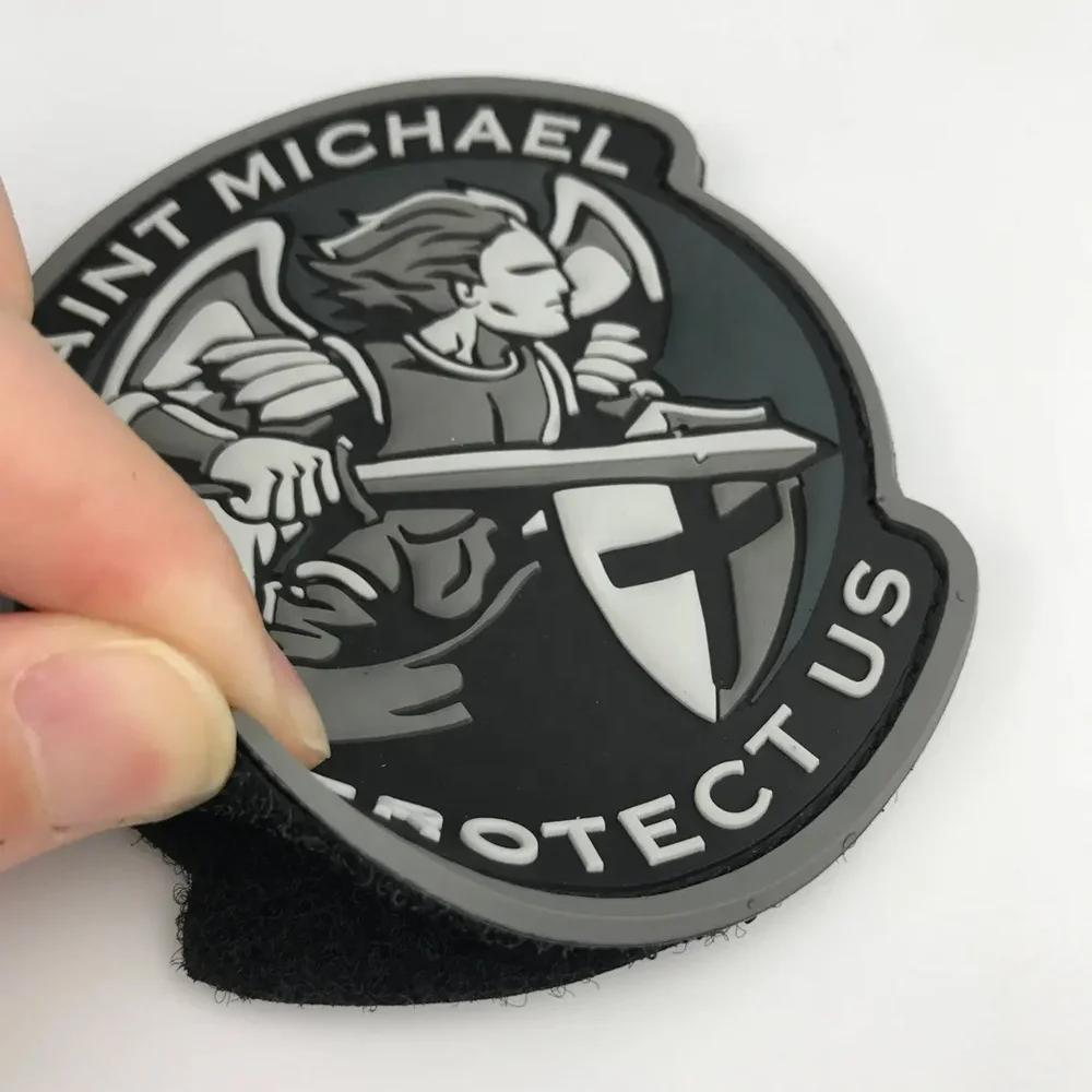 PVC 3D patch rubber Logo Garment patch Soft PVC Rubber Patch garment PVC Labels